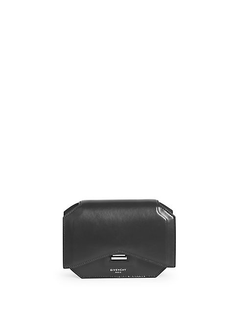 Givenchy - Bow-Cut Leather Chain Wallet