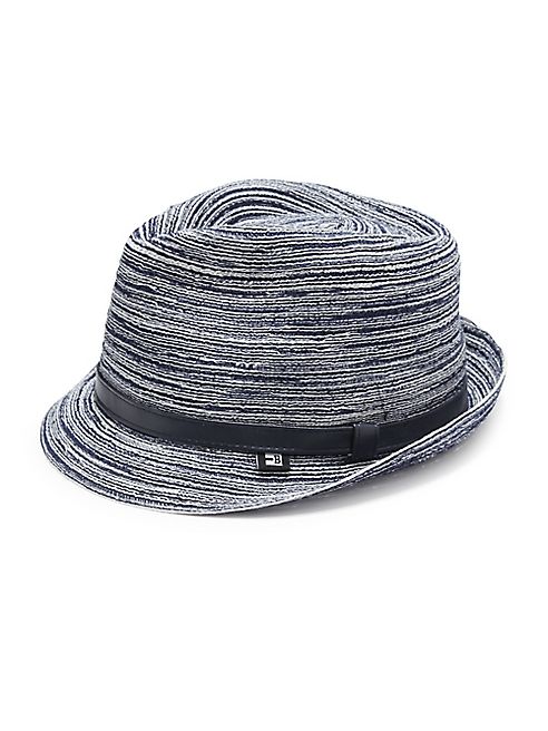 Block Headwear - Braided Thread Large Brim Fedora