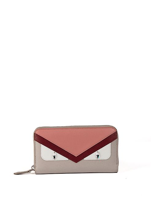 Fendi - Crayons Leather Continental Zip Wallet