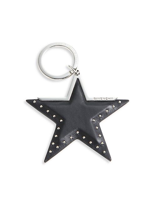 Givenchy - Studded Leather Star Keychain