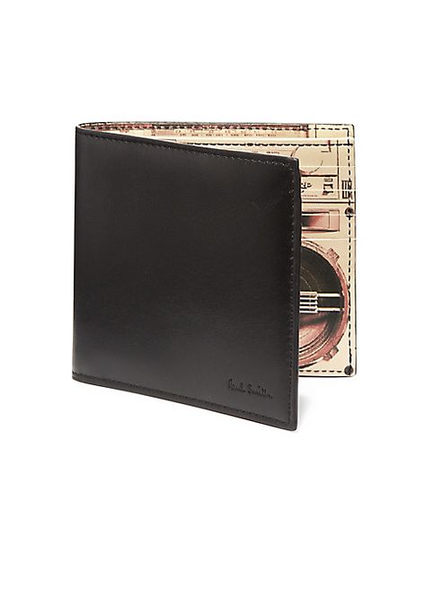 Paul Smith - Photo Print Leather Wallet