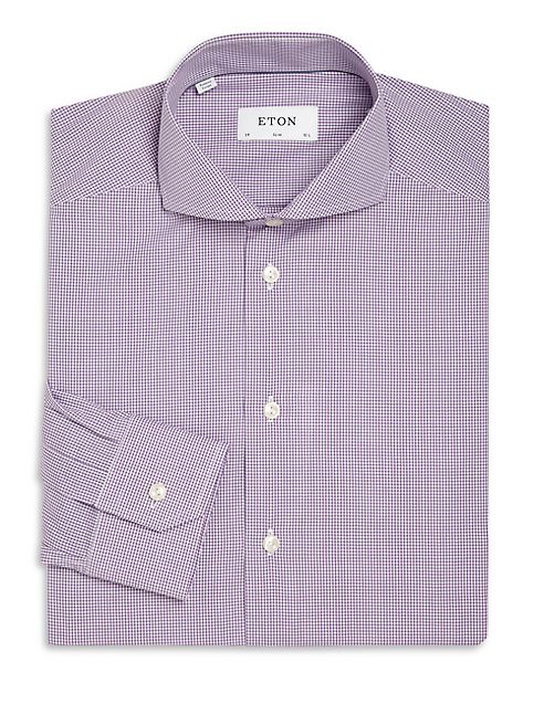 Eton - Textured Button Front Shirt