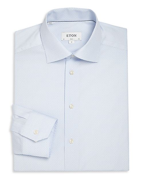 Eton - Circle Link Pattern Shirt