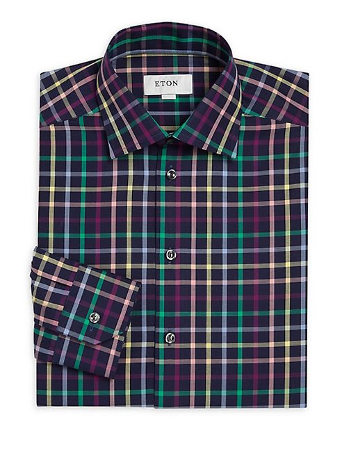 Eton - Slim-Fit Check Dress Shirt