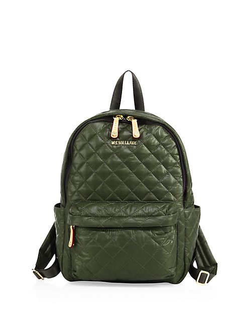 MZ Wallace - Oxford Small Metro Quilted Nylon Backpack