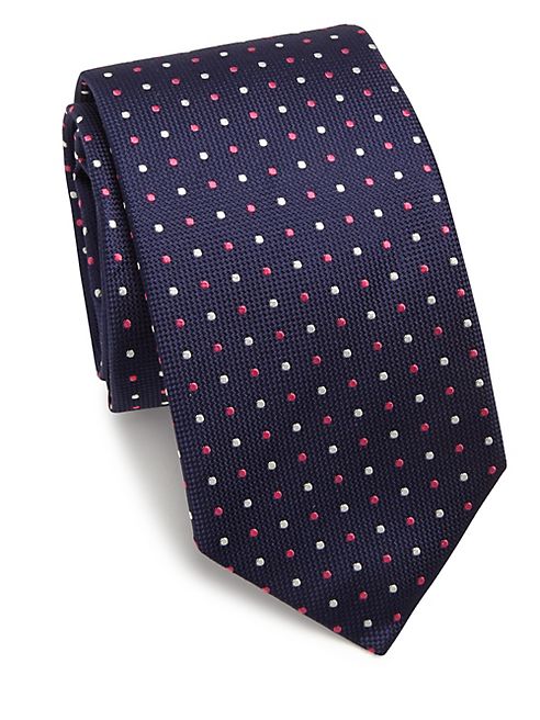 Eton - Pin Dot Silk Tie