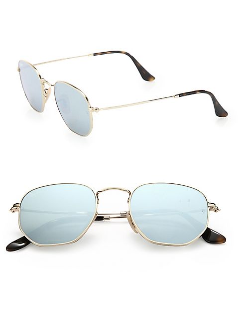 Ray-Ban - Irregular Metal Sunglasses