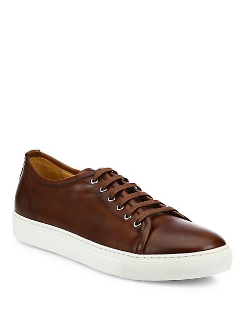 Saks Fifth Avenue Collection - Leather Low Top Sneakers