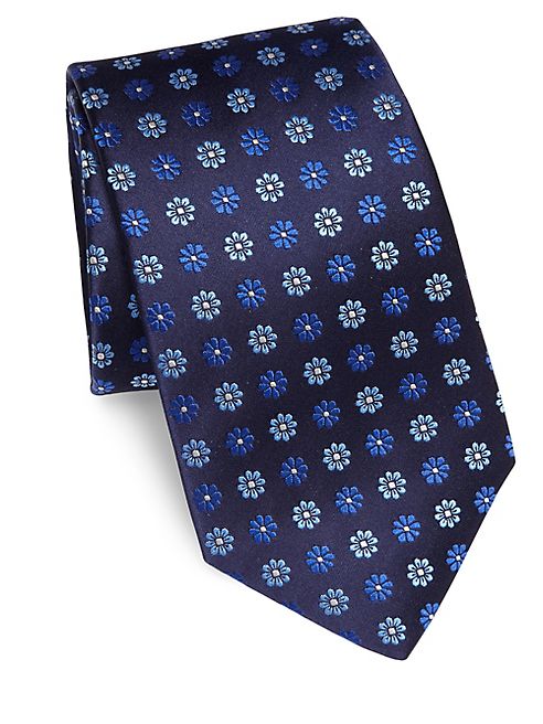 Eton - Daisy Printed Silk Tie