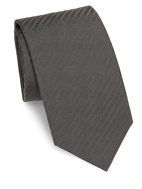 Eton - Herringbone Silk Tie