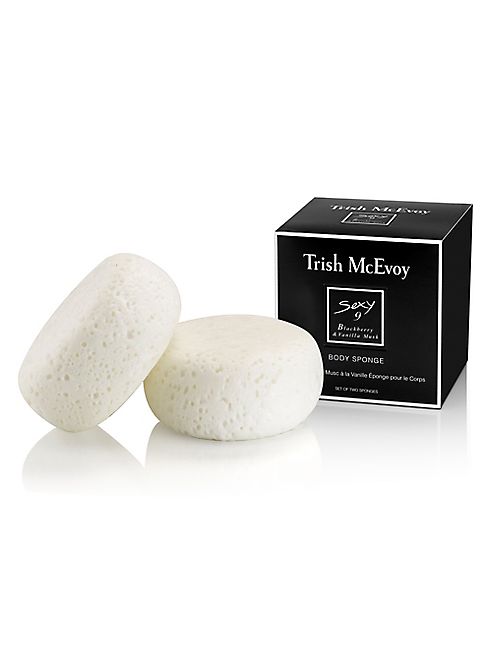 Trish McEvoy - Sexy 9 Blackberry & Vanilla Musk Body Sponge/Set of 2