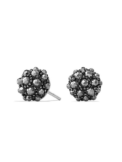 David Yurman - Osetra Stud Earrings with Faceted Hematine