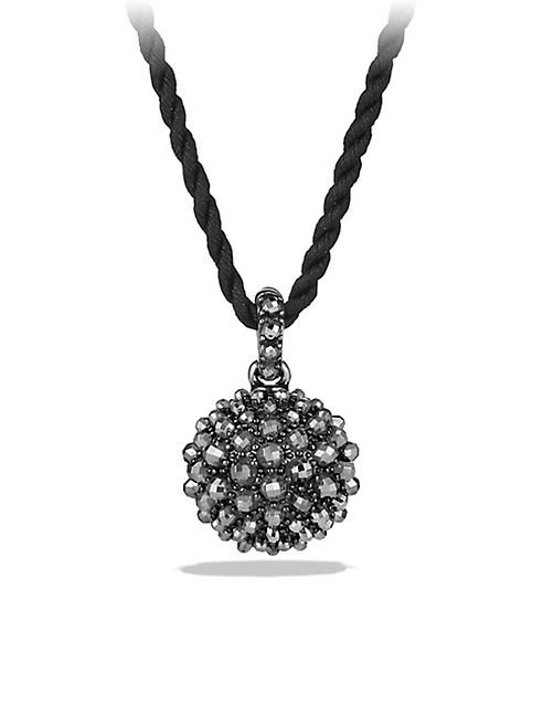 David Yurman - Osetra Pendant Necklace with Faceted Hematite