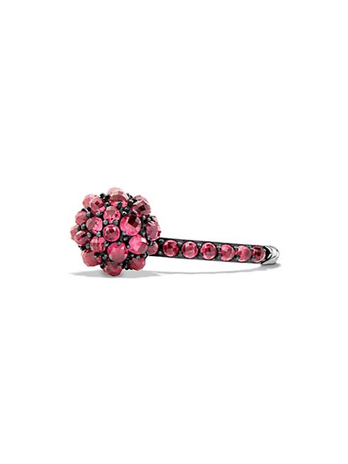 David Yurman - Osetra Ring with Pavé Rubies