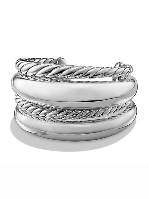 David Yurman - Pure Form Four-Row Bracelet in Sterling Silver