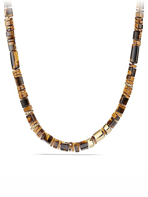 David Yurman - Nevelson Bead Necklace with 18K Gold