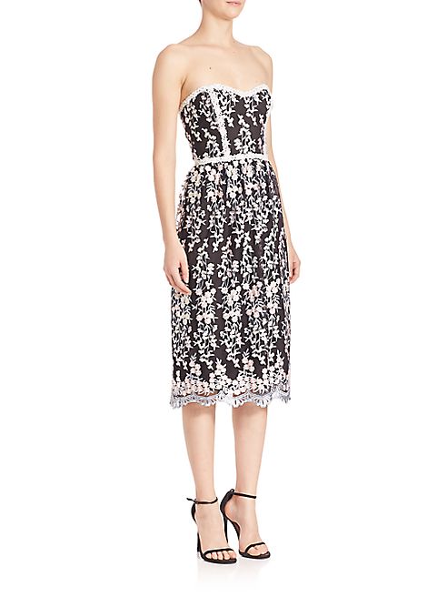 Parker Black - Sonny Strapless Floral Dress