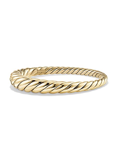 David Yurman - Pure Form Cable Bracelet in 18K Yellow Gold