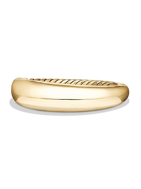 David Yurman - Pure Form Smooth Bracelet in 18K Yellow Gold