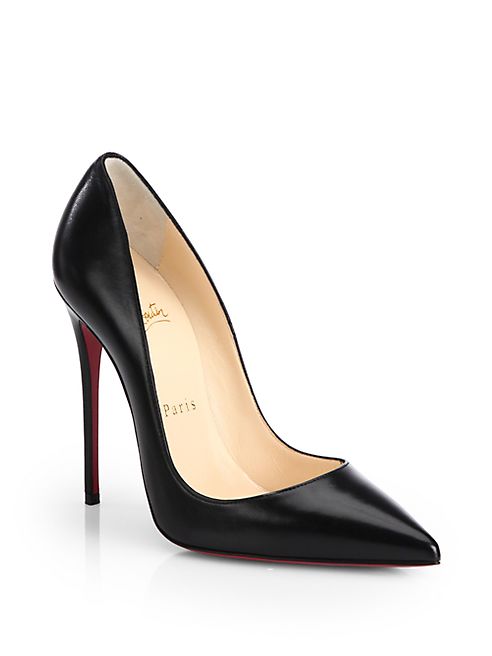 Christian Louboutin - So Kate 120 Leather Point Toe Pumps