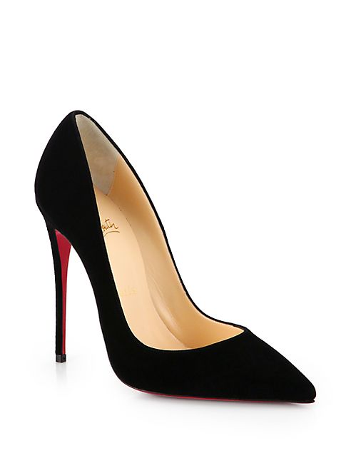 Christian Louboutin - So Kate 120 Suede Point Toe Pumps