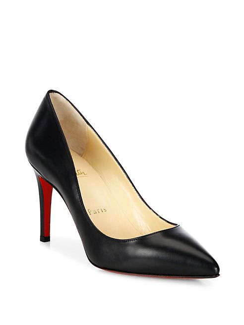 Christian Louboutin - Pigalle 85 Nappa Shiny Leather Pumps