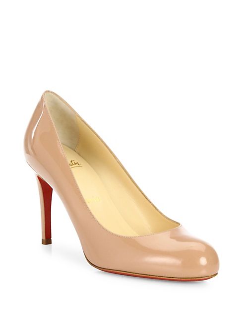 Christian Louboutin - Simple 85 Patent Leather Pumps