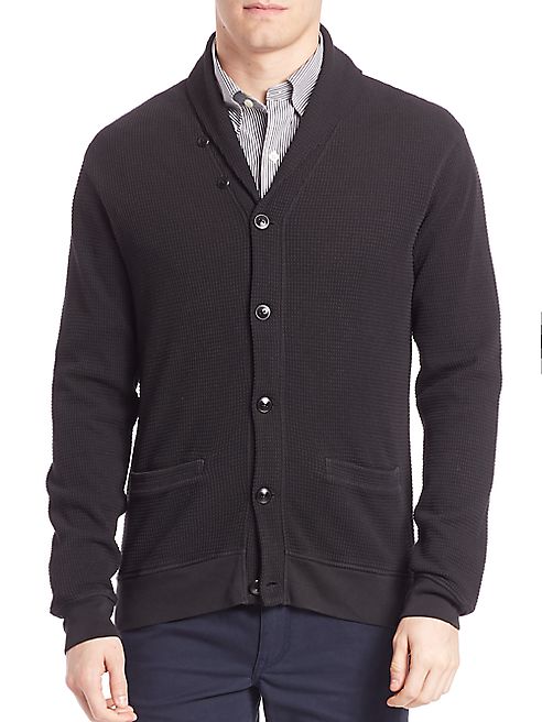 Polo Ralph Lauren - Waffle-Knit Shawl Cardigan