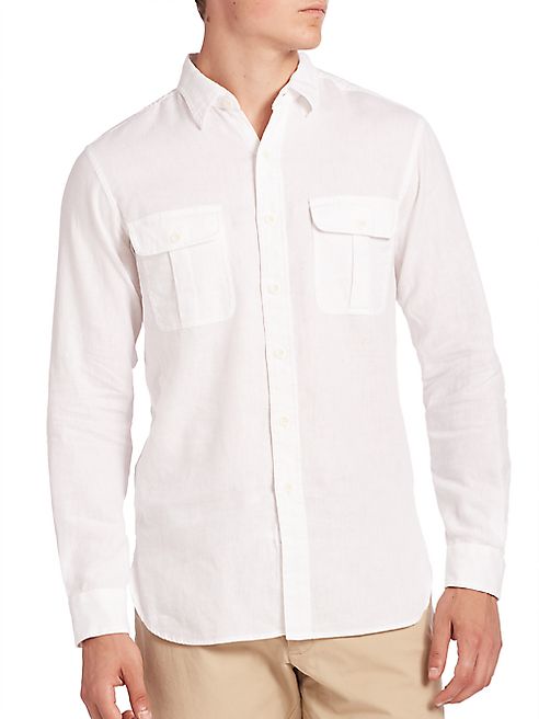 Polo Ralph Lauren - Solid Slim-Fit Button-Down Shirt