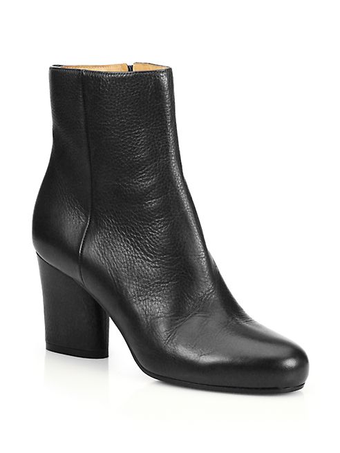 Maison Margiela - Leather New-Heel Ankle Booties