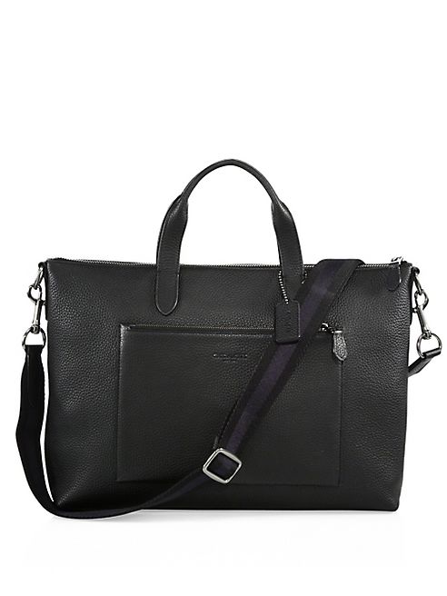 COACH - Manhattan Pebble Leather Brief