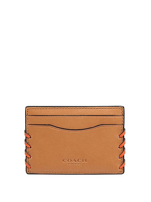 COACH - Stitched   Leather Card Case