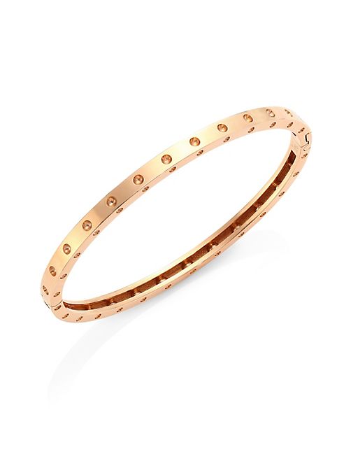 Roberto Coin - Pois Moi 18K Rose Gold Oval Bangle Bracelet