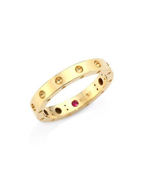 Roberto Coin - Pois Moi 18K Yellow Gold Band Ring