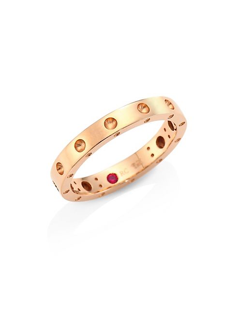 Roberto Coin - Pois Moi 18K Rose Gold Band Ring