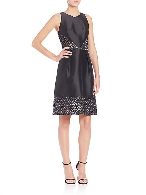 Theia - Sleeveless Short Dress