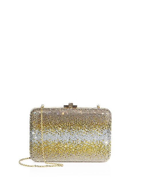 Judith Leiber - Slim Ombre Crystal Box Bag