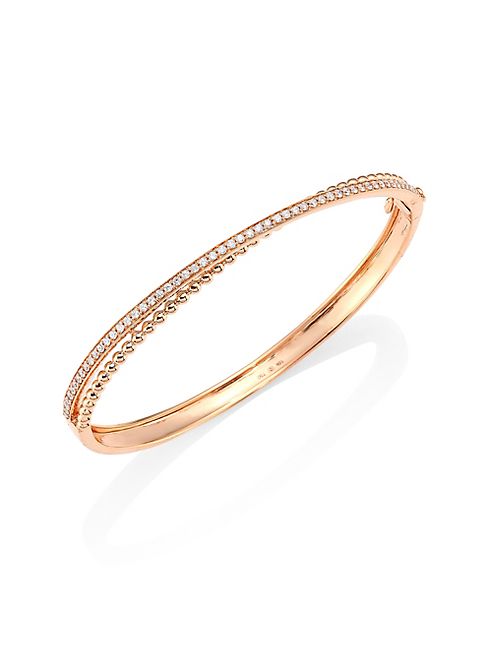 Hueb - Bubbles Diamond & 18K Rose Gold Bangle Bracelet