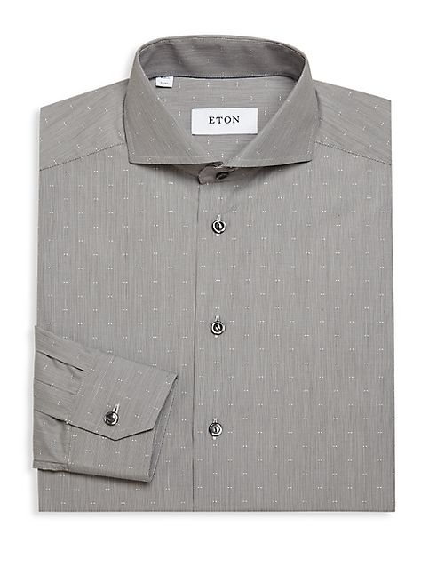 Eton - Regular Fit Textured Dress Shirt