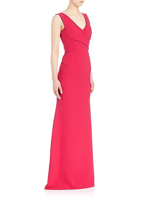 Roland Mouret - Willington Wool Crepe Gown