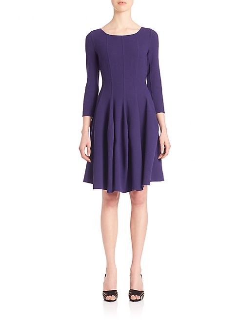 Armani Collezioni - Double Face Wool Crepe Dress