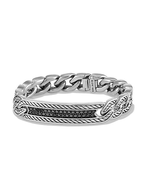 David Yurman - Maritime Diamond & Sterling Silver Curb Link Bracelet