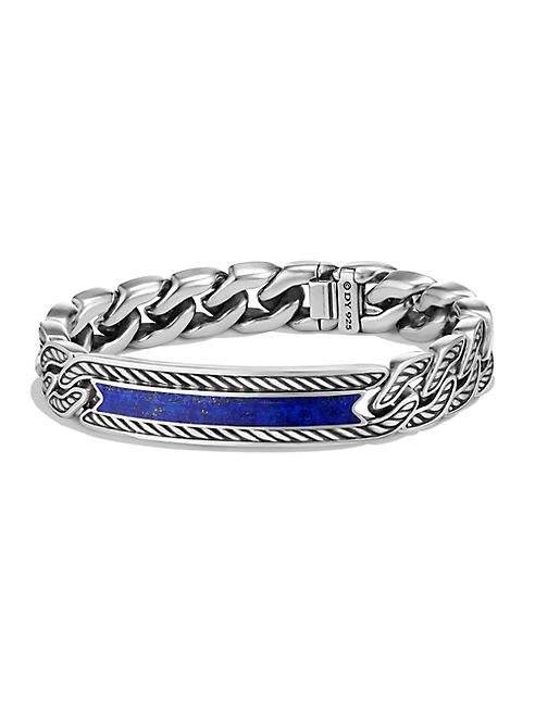 David Yurman - Maritime Collection Lapiz Lazuli Sterling Silver Bracelet