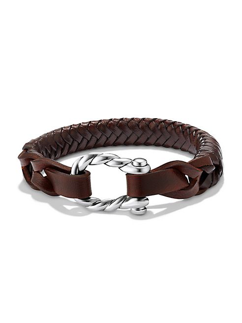 David Yurman - Maritime Woven Leather Bracelet