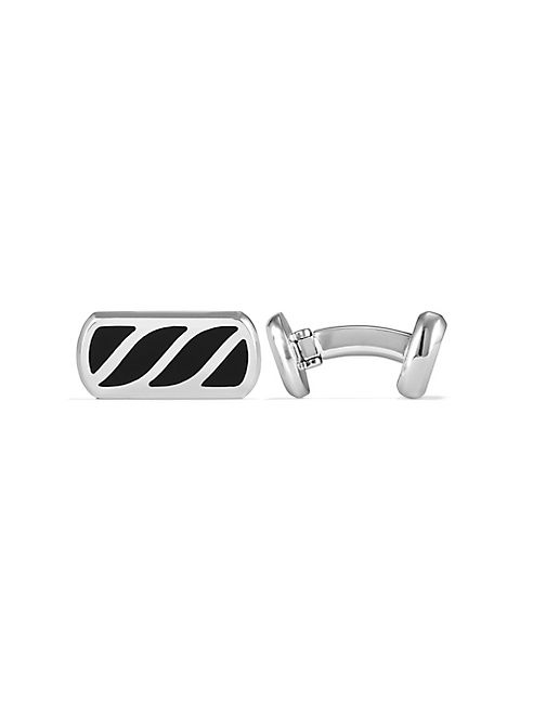 David Yurman - Sterling Silver Cuff Links