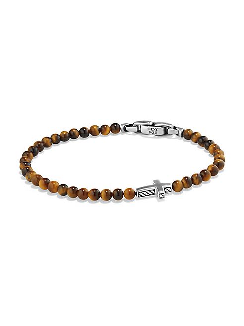 David Yurman - Spiritual Beads Cross Station Bracelet