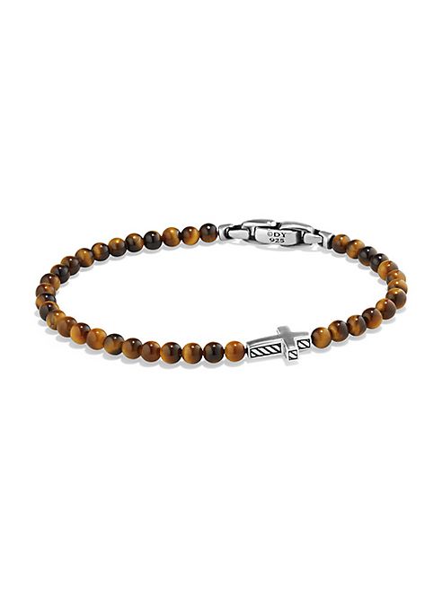 David Yurman - Spiritual Beads Cross Station Bracelet