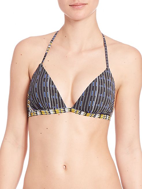 Asceno - Graphic Triangle Bikini Top