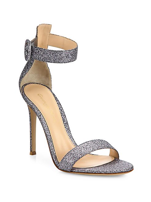 Gianvito Rossi - Portofino Glitter Ankle-Strap Sandals