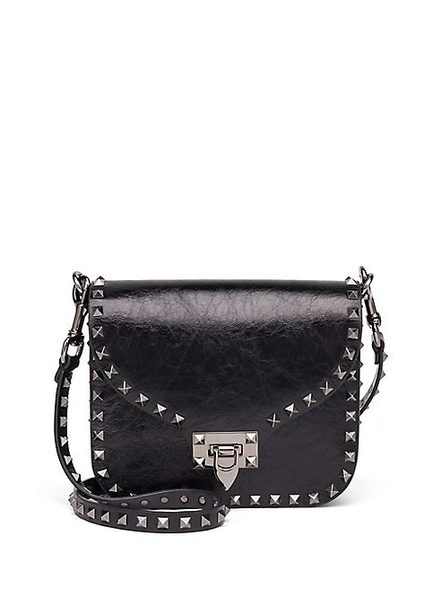 Valentino - Rockstud Leather Shoulder Bag